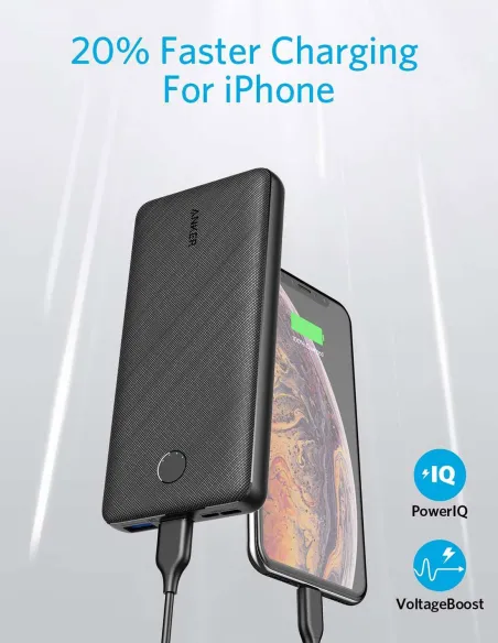 Batterie externe 20000 MAH - fonctionnalites