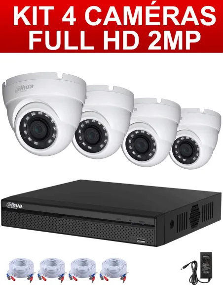 Kit pret a l'emploi 4 cameras HD