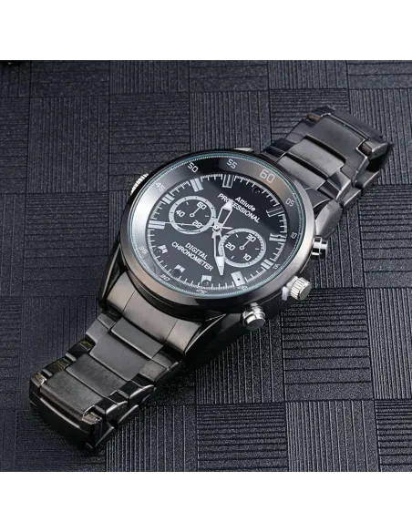 Montre acier camera HD et dictaphone 32GO