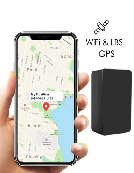 Traceur GPS 4G 60 j - Micro espion - Enregistrement sur Détection de son